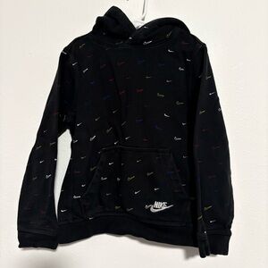 Nike Black Hoodie with swoosh design